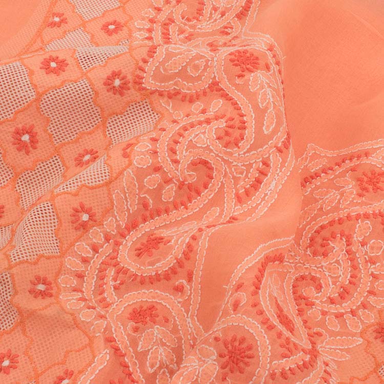 Chikankari Embroidered Cotton Salwar Suit Material 10039924