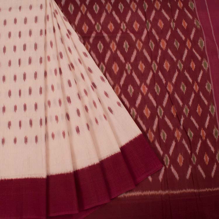 Handloom Pochampally Ikat Cotton Saree 10037004