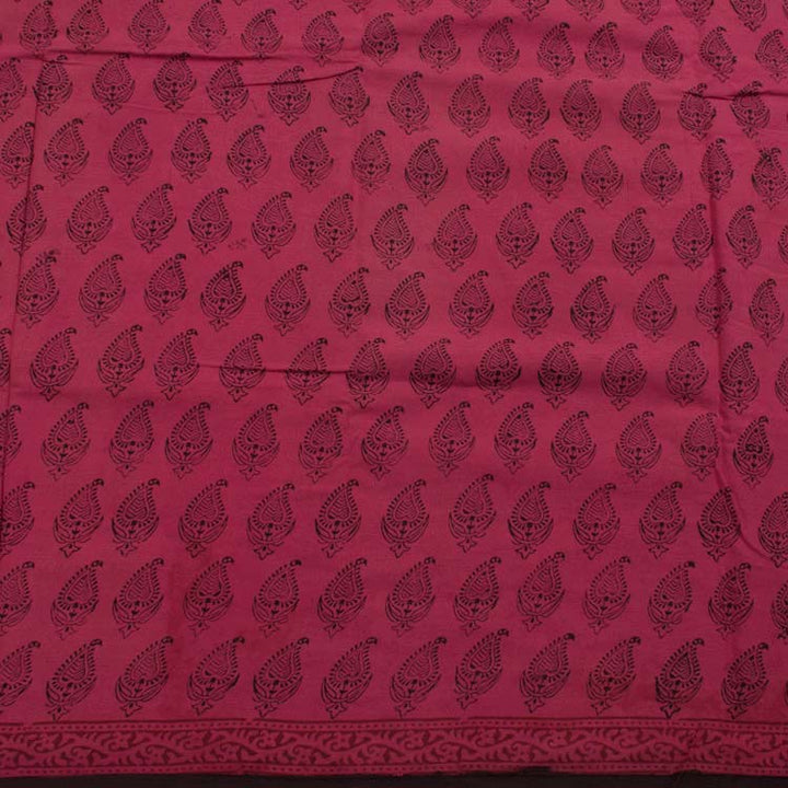 Bagh Printed Mulmul Cotton Saree 10039165