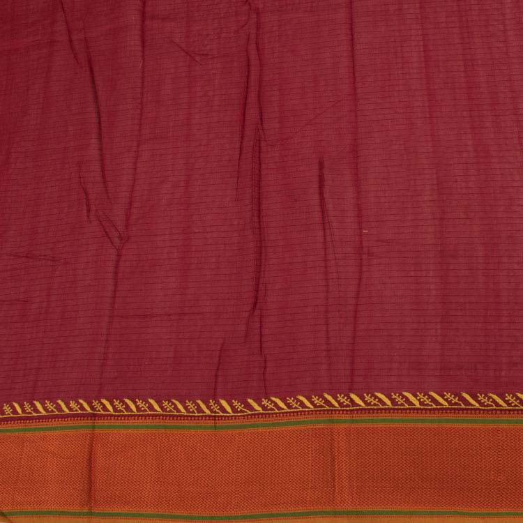 Chikankari Embroidered Maheshwari Silk Cotton Saree 10044796