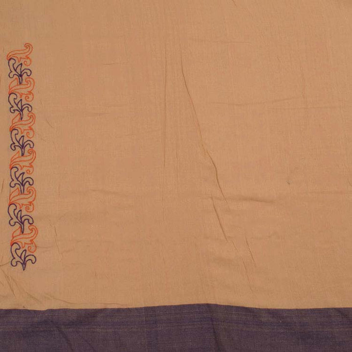 Hand Embroidered Cotton Saree 10047273