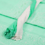 Chikankari Embroidered Cotton Salwar Suit Material 10015784