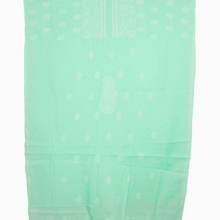 Chikankari Embroidered Cotton Salwar Suit Material 10015784