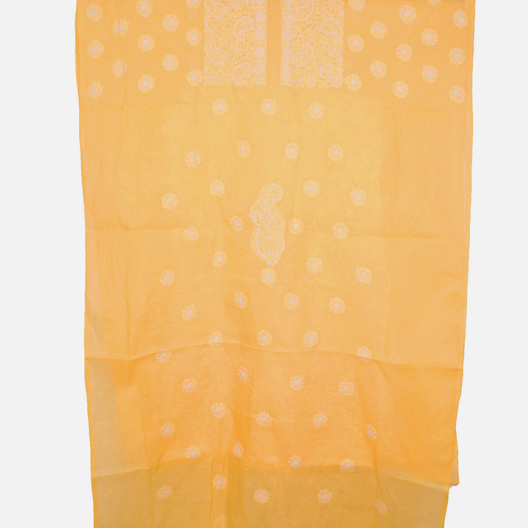 Chikankari Embroidered Cotton Salwar Suit Material 10015787