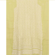 Chikankari Embroidered Cotton Salwar Suit Material 10023206