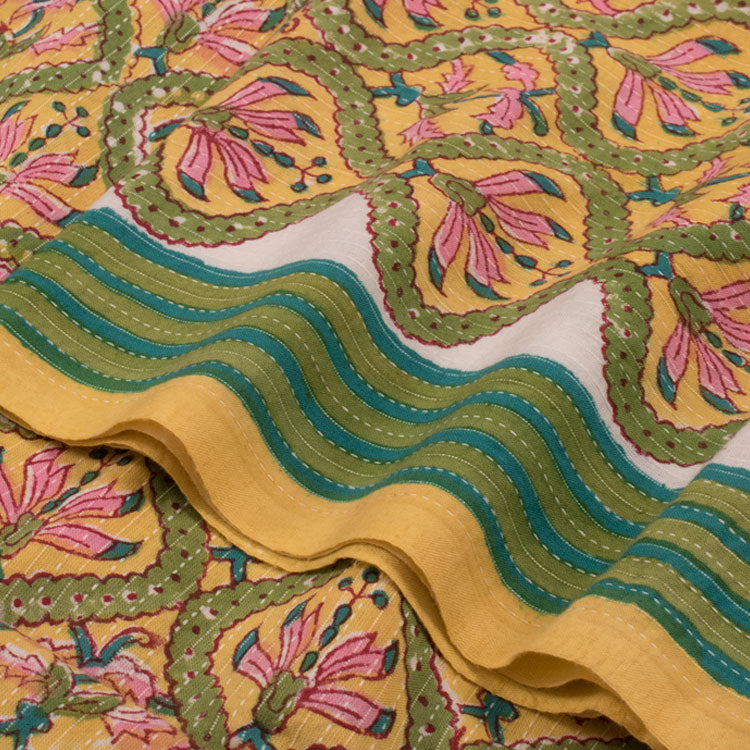 Hand Block Printed Cotton Salwar Suit Material 10034722
