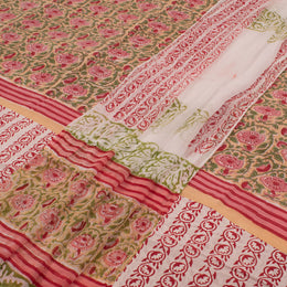 Hand Block Printed Cotton Salwar Suit Material 10034724