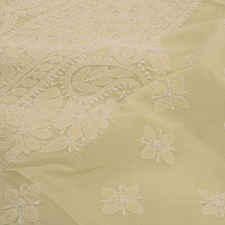 Chikankari Embroidered Cotton Salwar Suit Material 10038602