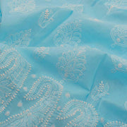 Chikankari Embroidered Cotton Salwar Suit Material 10038608