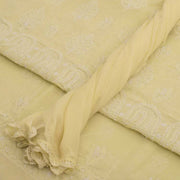 Chikankari Embroidered Cotton Salwar Suit Material 10038609