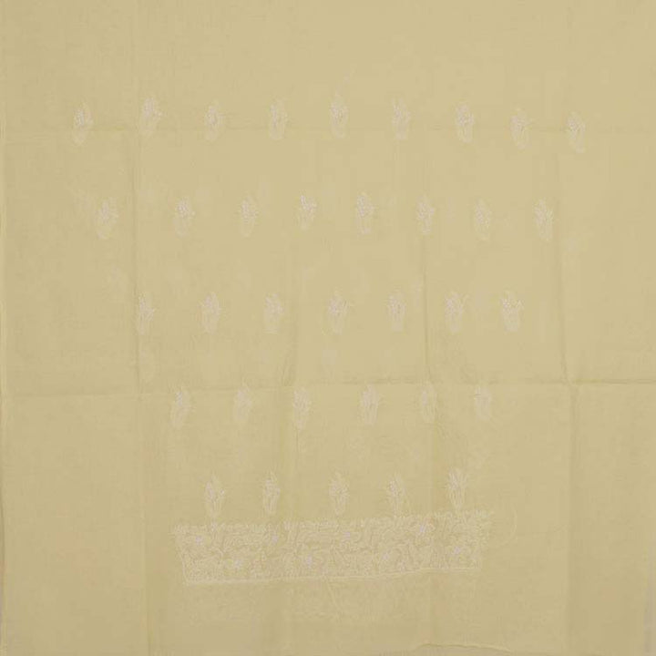 Chikankari Embroidered Cotton Salwar Suit Material 10038609