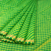 Handcrafted Lehariya Kota Silk Saree 10018019