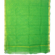 Handcrafted Lehariya Kota Silk Saree 10018019