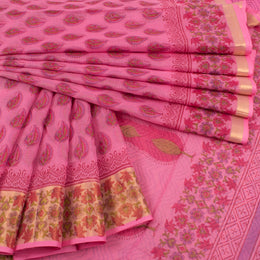 Hand Block Printed Kota Cotton Saree 10019164