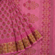 Hand Block Printed Kota Cotton Saree 10019184