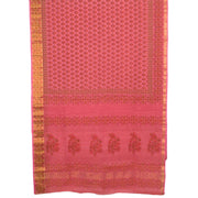 Hand Block Printed Kota Cotton Saree 10028320