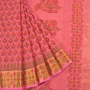 Hand Block Printed Kota Cotton Saree 10028320