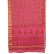 Hand Block Printed Kota Cotton Saree 10028327