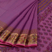 Hand Block Printed Kota Cotton Saree 10028329