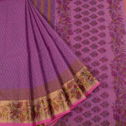 Hand Block Printed Kota Cotton Saree 10028329