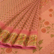 Hand Block Printed Kota Cotton Saree 10028331