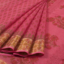 Hand Block Printed Kota Cotton Saree 10029557