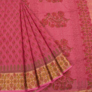 Hand Block Printed Kota Cotton Saree 10029557