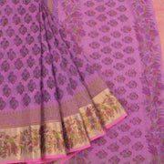 Hand Block Printed Kota Cotton Saree 10029560