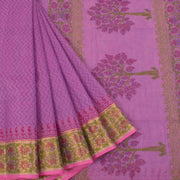 Hand Block Printed Kota Cotton Saree 10029566