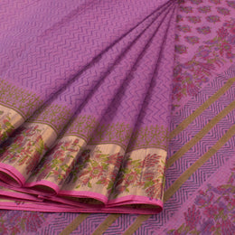 Hand Block Printed Kota Cotton Saree 10029568