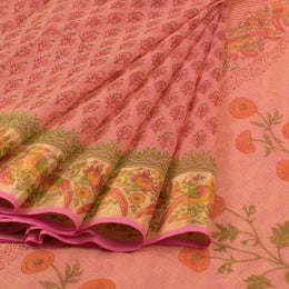 Hand Block Printed Kota Cotton Saree 10029580