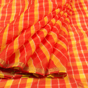 Handcrafted Lehariya Kota Silk Saree 10030854