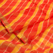 Handcrafted Lehariya Kota Silk Saree 10030854
