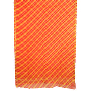 Handcrafted Lehariya Kota Silk Saree 10030854