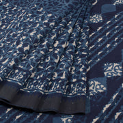 Dabu Printed Chanderi Silk Cotton Saree 10031445