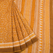 Dabu Printed Chanderi Silk Cotton Saree 10031461