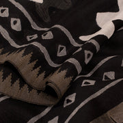 Dabu Printed Chanderi Silk Cotton Saree 10031470