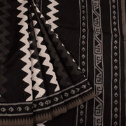 Dabu Printed Chanderi Silk Cotton Saree 10031470