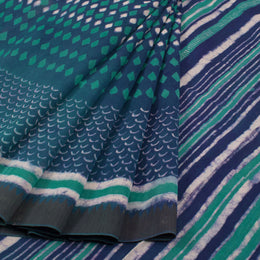 Dabu Printed Chanderi Silk Cotton Saree 10031473