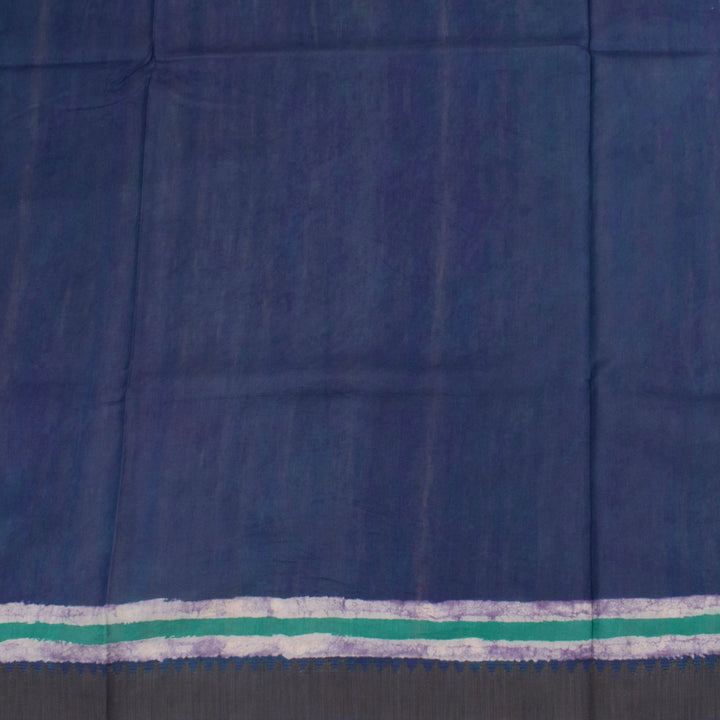 Dabu Printed Chanderi Silk Cotton Saree 10031473