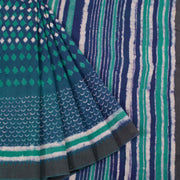 Dabu Printed Chanderi Silk Cotton Saree 10031473