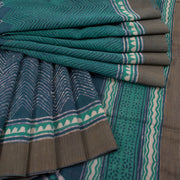 Dabu Printed Chanderi Silk Cotton Saree 10031475