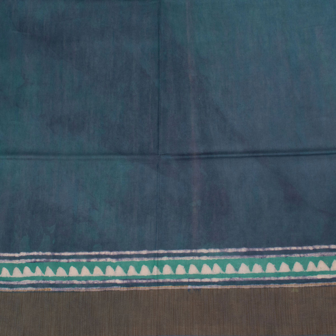 Dabu Printed Chanderi Silk Cotton Saree 10031475