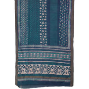 Dabu Printed Chanderi Saree 10031476