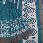 Dabu Printed Chanderi Saree 10031476