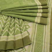 Dabu Printed Chanderi Silk Cotton Saree 10031479