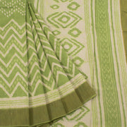 Dabu Printed Chanderi Silk Cotton Saree 10031479