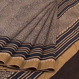 Dabu Printed Chanderi  Saree 10031490