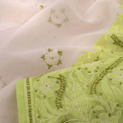 Chikankari Embroidered Cotton Saree 10038747