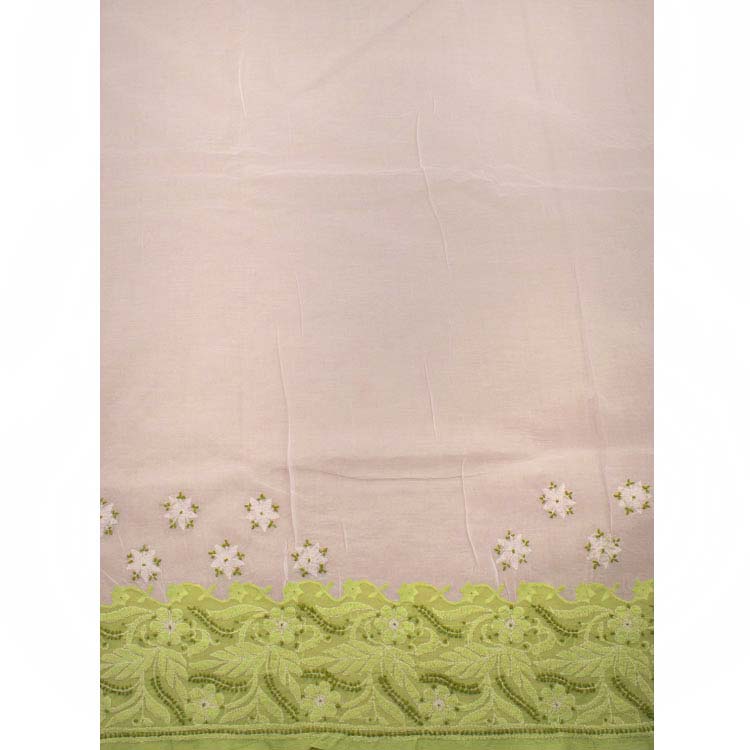 Chikankari Embroidered Cotton Saree 10038747
